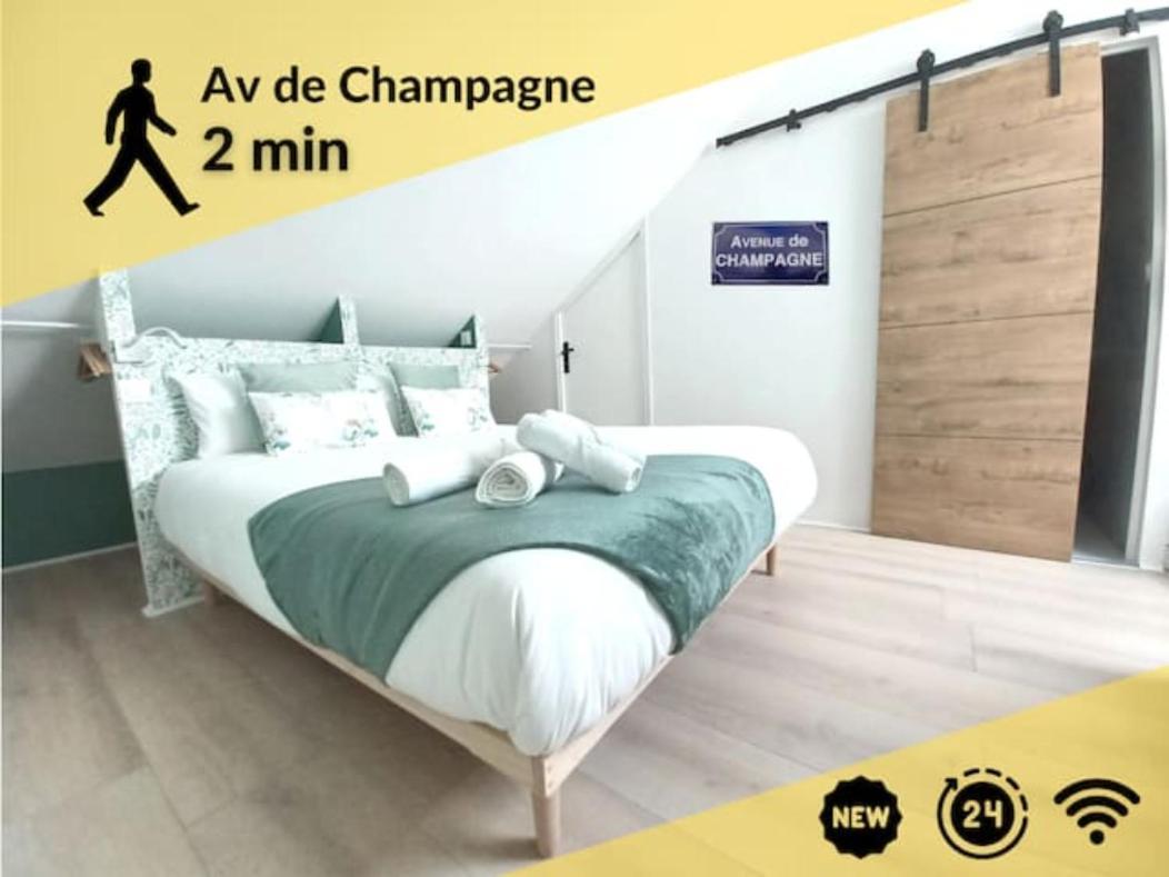 Appartamento #Seasons. 2' From Av Champagne. Design Cocoonig. New Épernay Esterno foto